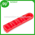 Resistente a altas temperaturas Pequeña manga de goma de silicona de color rojo